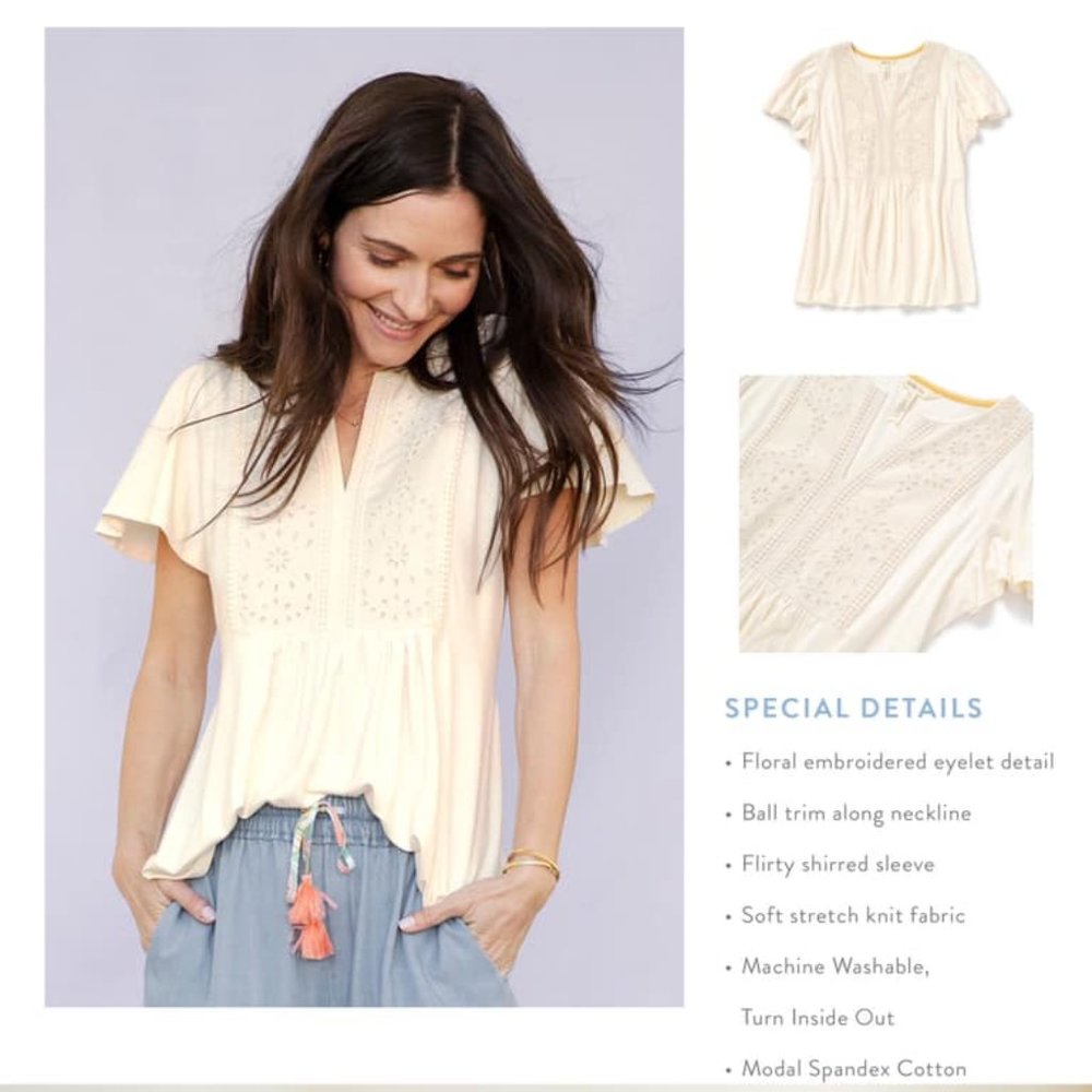 Matilda Jane - In the Wind Top - Sz L - NWT